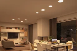 Spot encastrable LED IP44 14W blanc froid et blanc chaud 1500lm ⌀18,5cm Paulmann, Veluna Varifit