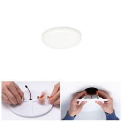 Spot encastrable LED IP44 4,5W blanc neutre 550lm ⌀7,5cm Paulmann, Veluna Varifit