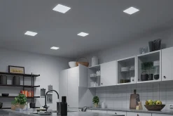 Spot encastrable LED IP44 15W blanc froid et blanc chaud 1600lm L.18,5 x l.18,5 cm Paulmann, Veluna Varifit