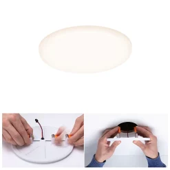 Spot encastrable LED IP44 45W blanc neutre 550lm ⌀12,5 cm Paulmann, Veluna Varifit