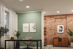 Spot encastrable LED IP44 8,5W blanc chaud 900lm L.125, x l.12,5cm Paulmann, Veluna Varifit