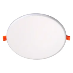 Spot encastrable LED SUMA 21,5 cm metal plastique blanc style moderne dimmable profondeur 3,2 cm
