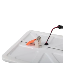 Spot encastrable LED SUMA 15,5 cm metal plastique blanc style moderne dimmable dimensions 15,5 x 15,5 cm hauteur 3,2 cm