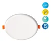 Spot encastrable LED SUMA 15,5 cm metal plastique blanc style moderne dimmable profondeur 3,2 cm