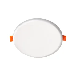 Spot encastrable LED SUMA 15,5 cm metal plastique blanc style moderne dimmable profondeur 3,2 cm