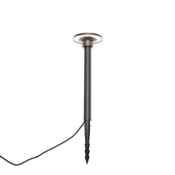 Spot encastrable moderne noir avec LED IP54 - Skyf