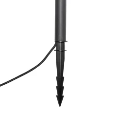 Spot encastrable moderne noir avec LED IP54 - Skyf