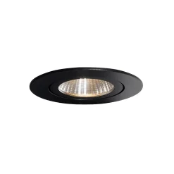 Spot encastrable noir 6,8 cm avec LED 545 lm Dimmable IP65 - Gaius