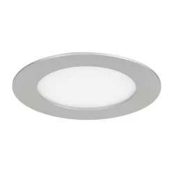Spot encastrable Octave LED intégrée blanc neutre IP20 380lm 4,5W Ø12xH.2,4cm argent GoodHome