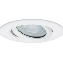 Spot encastrable orientable GU10 IP65 métal blanc plafond salle de bain Lagos Light Prestige