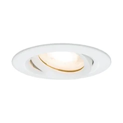 Spot encastrable orientable GU10 IP65 métal blanc plafond salle de bain Lagos Light Prestige
