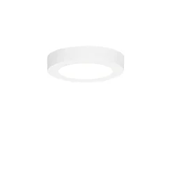 Spot encastrable ou apparent blanc 14 cm LED incluse à intensité variable en 3 étapes avec interrupteur DIP - Trans