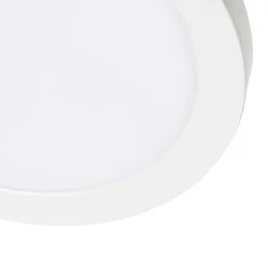 Spot encastrable ou apparent blanc 30 cm LED incluse à intensité variable en 3 étapes avec interrupteur DIP - Trans