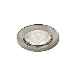 Spot encastrable plafond Aluminium Chrome mat 77mm GX5.3 Kanlux VIDI