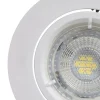 Spot encastrable Salk GU10 blanc chaud IP20 450lm 4.9W Ø8.5xH.9.4cm blanc GoodHome