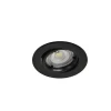 Spot encastrable Salk GU10 blanc chaud IP20 450lm 4.9W Ø8.5xH.9.4cm noir GoodHome