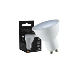 Spot Extérieur avec Piquet GU10 HORTUS Noir+GU10 5,5W 4000K 500lm neutre Étanche IP65 Lampe de Jardin à Piquer Projecteur Piquet
