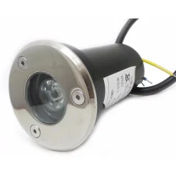 Spot Extérieur Encastrable LED IP65 220V Sol 3W 45 degrés (Pack de 5) - Blanc Chaud 2300K - 3500K - SILAMP