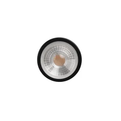 Spot Hera LED intégrée blanc chaud IP20 850lm 12W Ø8,5cm noir GoodHome