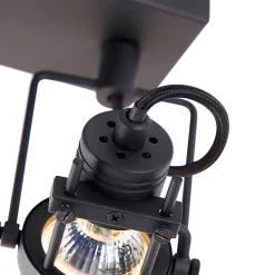 Spot industriel noir 3 lumières - Suplux
