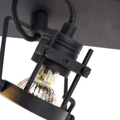 Spot industriel noir 3 lumières - Suplux