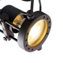 Spot industriel noir 3 lumières - Suplux