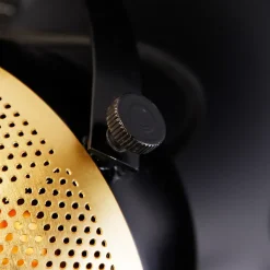 Spot industriel noir avec laiton 3 lumières - Haicha