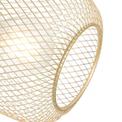 Spot industriel noir avec or 4 lumières - Bliss Mesh