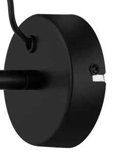 Spot intérieur noir et aspect fibre naturelle E14 220 - 240 V GoodHome Calume