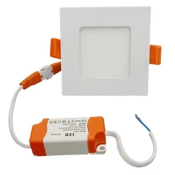 Spot Led Carré Encastrable Extra Plat 5w Blanc Neutre 4000k encastrement 70 x 70