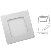 Spot Led Carré Encastrable Extra Plat 6w Blanc Chaud 3000k encastrement 105 x 105