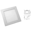 Spot Led Carré Encastrable Extra Plat 12w Blanc Chaud 3000k encastrement 155 x 155