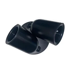 Spot LED en Saillie Double Orientable pour Intérieur - SILUMEN - Noir - GU10 - A+