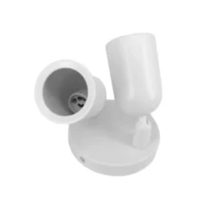 Spot LED en Saillie Double Orientable BLANC pour Ampoule GU10 - SILAMP