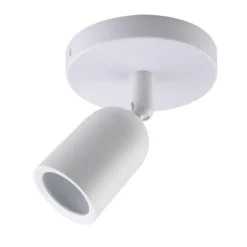 Spot LED en Saillie Orientable BLANC pour Ampoule GU10 - SILAMP