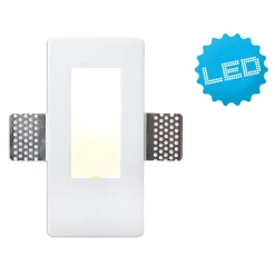 Spot LED encastré blanc H: 16,5 cm