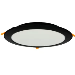 Spot LED Encastré 30W 3000 lm IP20 3CCT 3000K/4000K/6500K rond noir downlight LED encastrable ALEXIS HOROZ