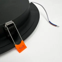 Spot LED Encastré 30W 3000 lm IP20 3CCT 3000K/4000K/6500K rond noir downlight LED encastrable ALEXIS HOROZ