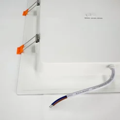 Spot LED Encastré 30W 3000 lm IP20 3CCT 3000K/4000K/6500K carré blanc downlight LED encastrable ALEXIS-SQ HOROZ