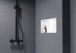 Spot LED encastrable avec cadre Blanc mat, lumière réglable blanc neutre - 45x22,3cm - IP65