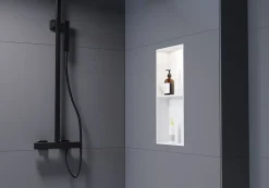 Spot LED encastrable avec cadre Chrome, lumière réglable blanc neutre - 45x22,3cm - IP65