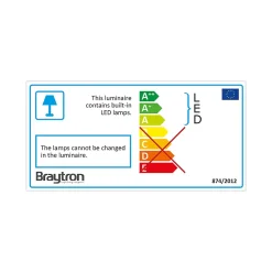 Spot LED encastrable carré blanc 5W IP20 3000K