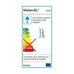 Spot LED Encastrable Carré Sol/Mur 1,5W 4000K IP65 Alu Brossé
