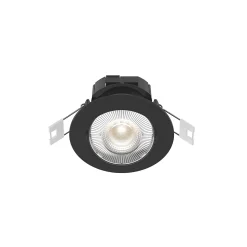 Spot LED encastrable connecté Smart dimmable noir IP20 345lm Calex