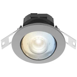 Spot LED encastrable connecté Smart dimmable gris IP20 345lm Calex