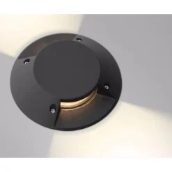 Spot LED Encastrable Extérieur IP65 220V Sol 3W Walkable 2 faisceaux - Blanc Chaud 2300K - 3500K - SILAMP