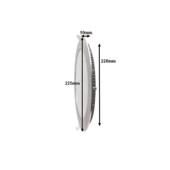 Spot LED Encastrable Extra Plat Rond 18W ALU - Blanc Neutre 4000K - 5500K - SILAMP