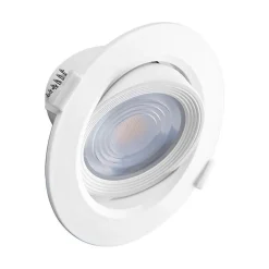 Spot LED encastrable 120mm - Blanc - 10W - 3000K - Orientable