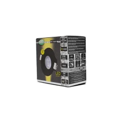 Spot LED encastrable 90mm Noir 5W 3000K Miidex