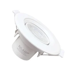 Spot LED Encastrable Orientable Rond Blanc 8W - Blanc Froid 6000K - 8000K - SILAMP